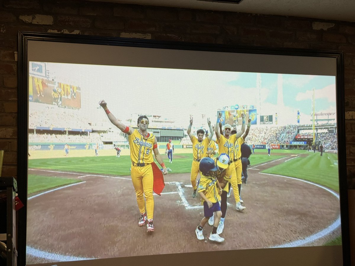 I’m not there in person but I’m at GABP in spirit! Watching <a href="/BikoRicoSuave/">Biko Skalla</a> <a href="/SharkOnTheMic/">SharkOnTheMic</a> <a href="/TheSavBananas/">Savannah Bananas</a> <a href="/BananaBall_/">Banana Ball</a> on my theater screen!