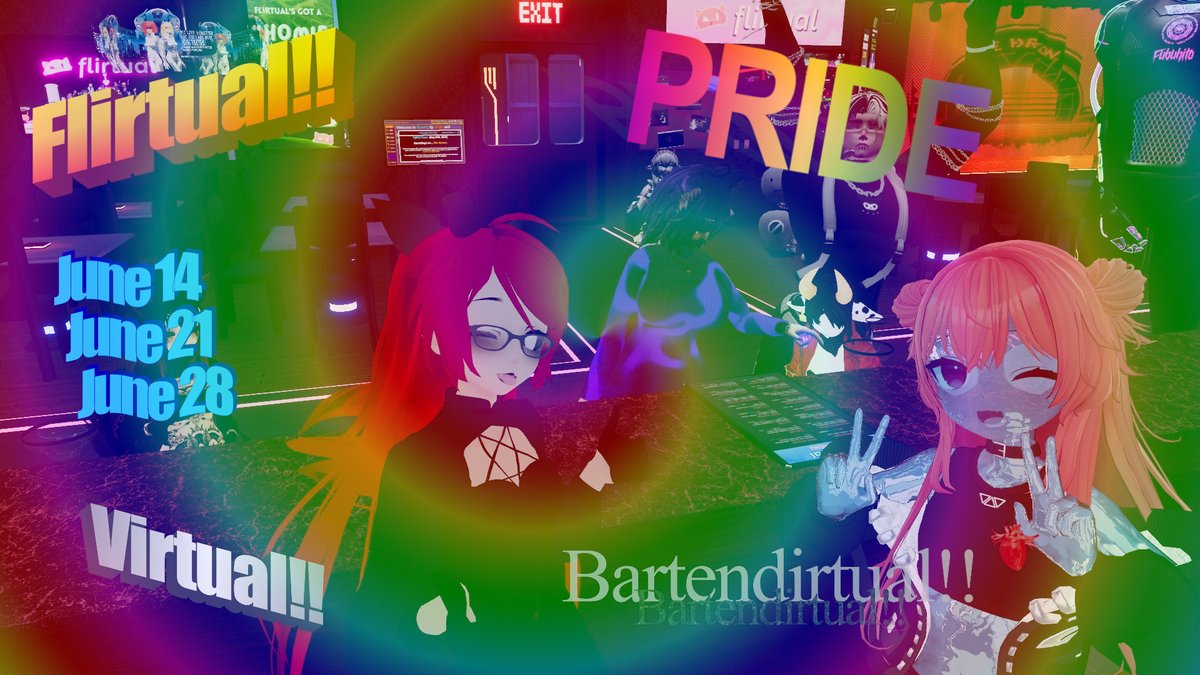 Flirtual tweet media