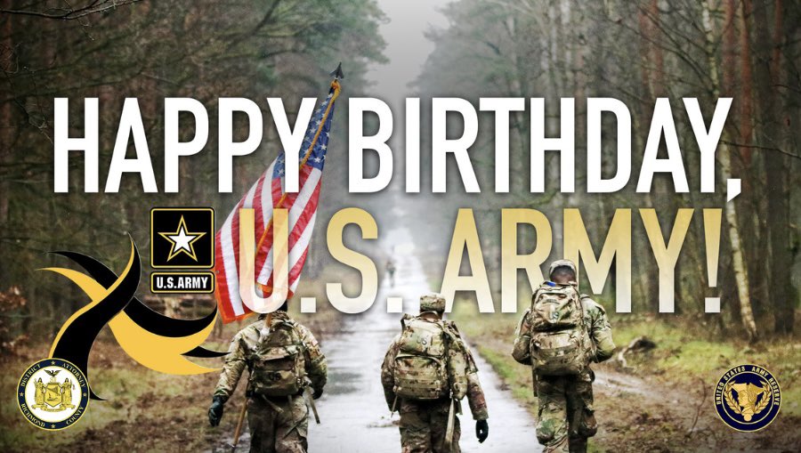 Today, we proudly celebrate the U.S. Army for 250 years of unwavering service, sacrifice &amp; strength. Since June 14, 1775, the Army has bravely defended the values upon which this great nation was founded. We owe a profound debt of gratitude to all those who have worn the uniform.