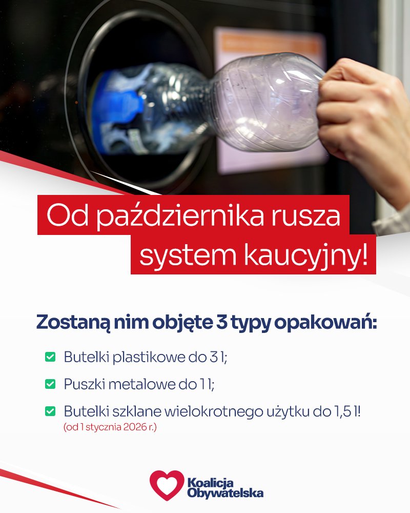 System kaucyjny rusza już 1 października❗️