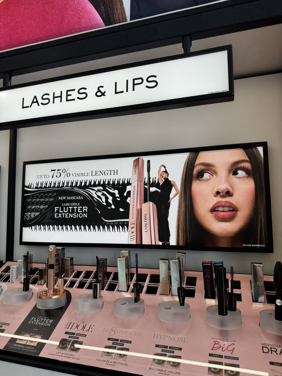 my favorite face to see in the <a href="/LancomeUSA/">Lancôme USA</a> section at ulta 🥰💜 <a href="/oliviarodrigo/">Olivia Rodrigo</a> #OliviaxLancome
