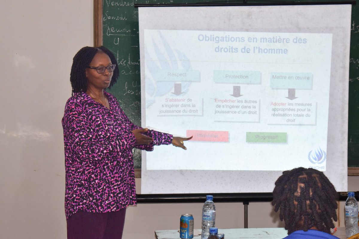 Onudhguinee's tweet image. 13-05-2025 : @Onudhguinee organisé une formation avec le club des droits de l’homme(#CUDH) de l’Université Général Lansana Conté (UGLC), en présence du vice-doyen de la faculté des sciences juridiques et politiques et de la secrétaire générale.