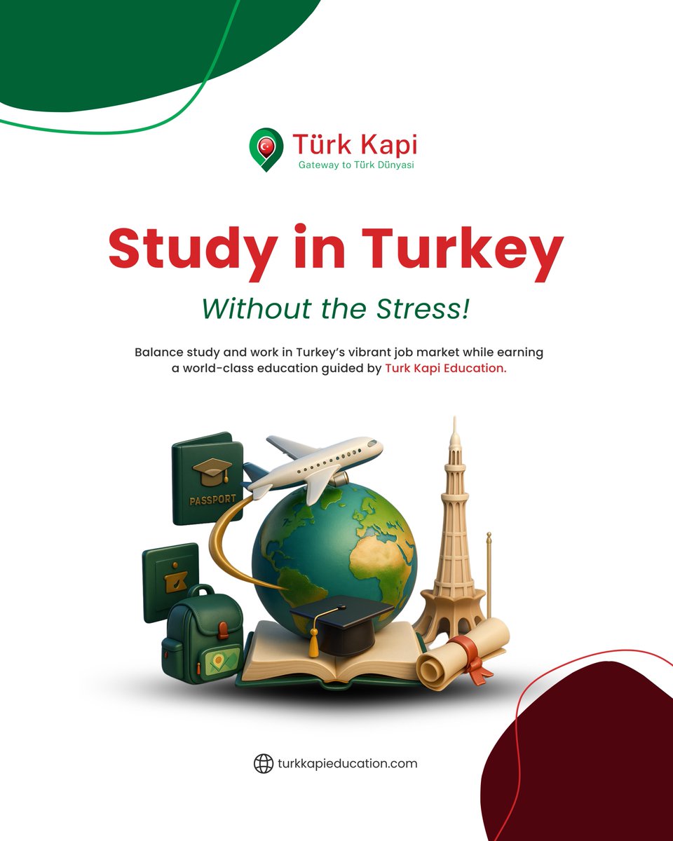 Turkkapi's tweet photo. 🎓 𝗙𝗲𝗲𝗹𝗶𝗻𝗴 𝗼𝘃𝗲𝗿𝘄𝗵𝗲𝗹𝗺𝗲𝗱 𝗯𝘆 𝘀𝘁𝘂𝗱𝘆 𝗽𝗹𝗮𝗻𝘀 𝗮𝗻𝗱 𝘃𝗶𝘀𝗮 𝘀𝘁𝗿𝗲𝘀𝘀?

Let Turk Kapi Education simplify your journey to studying in Turkey! 🇹🇷

#TurkKapiEducation #StudyInTurkey #LahoreStudents #StudyAbroad #YourFutureInTurkey https://t.co/o4s1S0ozyX