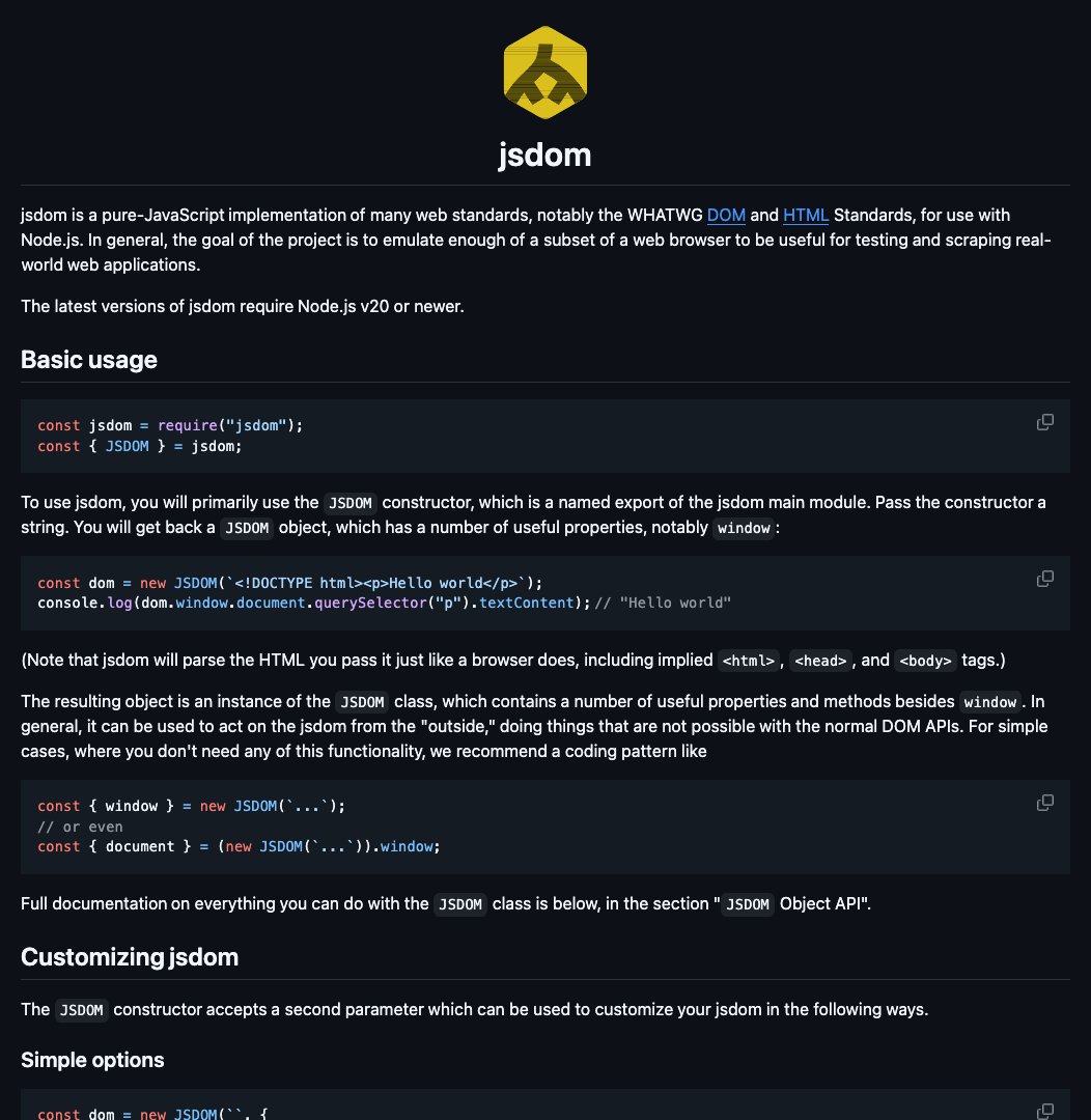 D4Vinci1's tweet image. jsdom

Meet jsdom, a pure-JavaScript implementation of web standards. Execute scripts safely, simulate visual browsers &amp;amp; more. #jsdom #webstandards