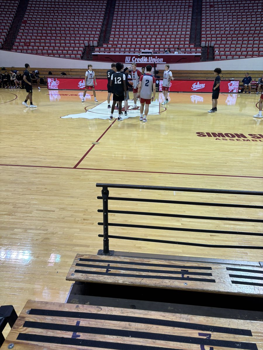 Had a great time competing with my teammates at the IU team camp! Went 1-2 on the day. 
Thank you to everyone who came and supported us and <a href="/IndianaMBB/">Indiana Basketball</a> for your hospitality!
<a href="/hoosierconnect/">Hoosier Connection</a>