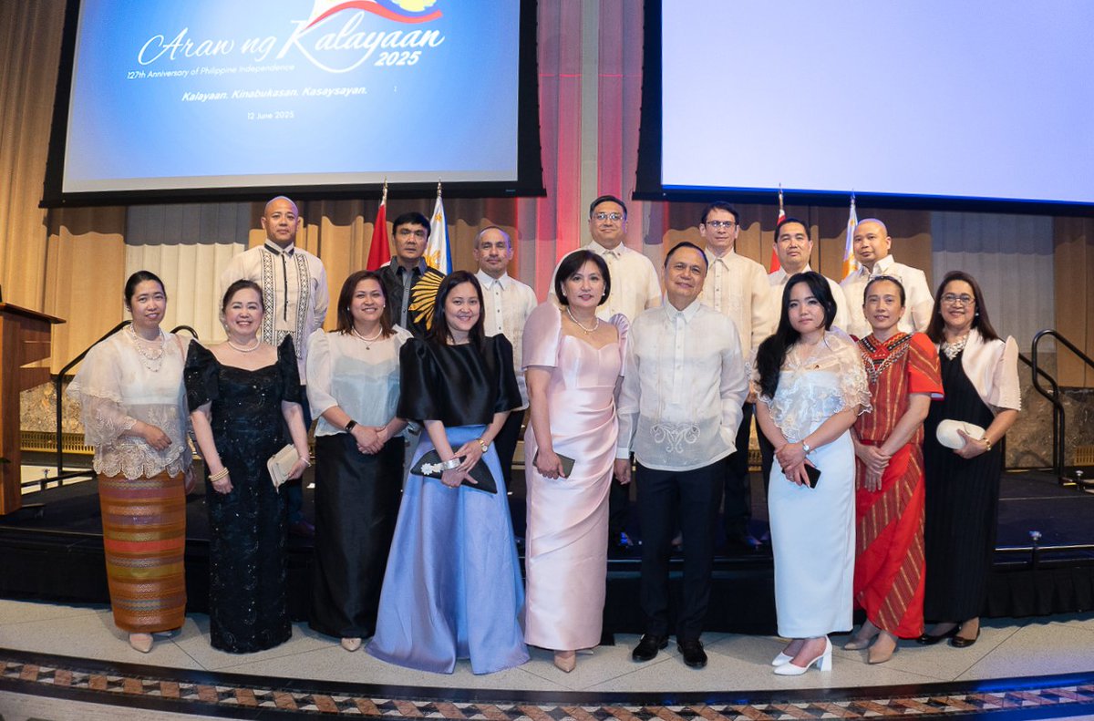 MariaSAustria's tweet photo. Celebrating 127 years of Philippine Independence in Ottawa! Proud to witness our vibrant Filipino-Canadian community come together to celebrate our country, and our community's contributions to Canada. Mabuhay ang Pilipinas! 🇵🇭 https://t.co/RxxgRGVSKQ