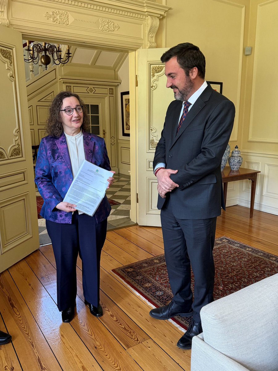 Tinganes's tweet image. This week 🇫🇴 FM Stenberg received formal approval from 🇧🇷 Secretary of Commerce &amp;amp; International Relations Luis Rua, recognising the Faroe Islands as a food-producing country &amp;amp; officially approving the Faroese Food Authority. This paves the way for Faroese fish exports to Brazil🤝
