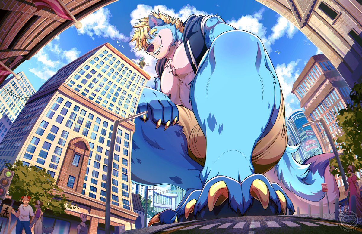 💖Art by me💖Fullscene Commission for <a href="/coriander/">coriander</a>/<a href="/sizestuff/">Size Stuff</a>.bsky.social !💖
Coriander having a BIG chat with the cute little hineway! Don't go down that road there's gonna be a lot of traffic xP
Want amazing art like this? Check out my gallery or forum &amp; get a com yourself! ✨