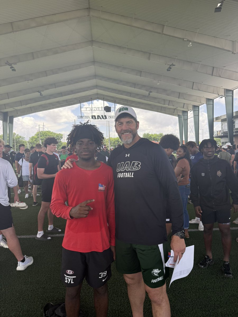Tre'vyn Wright (@vyn_tre) on Twitter photo <a href="/UAB_FB/">UAB Football</a> hosted an amazing camp today blessed and thankful for the opportunity to be able to participate and compete at such a high level
<a href="/CoachRuss58/">Steve Russ Jr.</a> <a href="/Coach_Strick_/">Stephen Strickland</a> <a href="/SYL_FB/">Sylacauga Football</a> <a href="/CSmelley/">Chris Smelley</a> <a href="/UAB_FB/">UAB Football</a> hosted an amazing camp today blessed and thankful for the opportunity to be able to participate and compete at such a high level
<a href="/CoachRuss58/">Steve Russ Jr.</a> <a href="/Coach_Strick_/">Stephen Strickland</a> <a href="/SYL_FB/">Sylacauga Football</a> <a href="/CSmelley/">Chris Smelley</a>