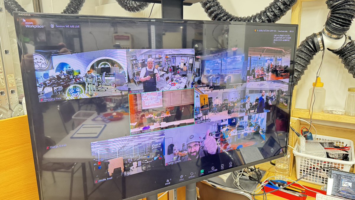 robostadion's tweet image. LeRobot Worldwide Hackathon DAY2  
日本会場TOKYO1.ロボスタディオン行きまーす！！
#lerobot
#LeRobotWorldwideHackathon 
#robostadion