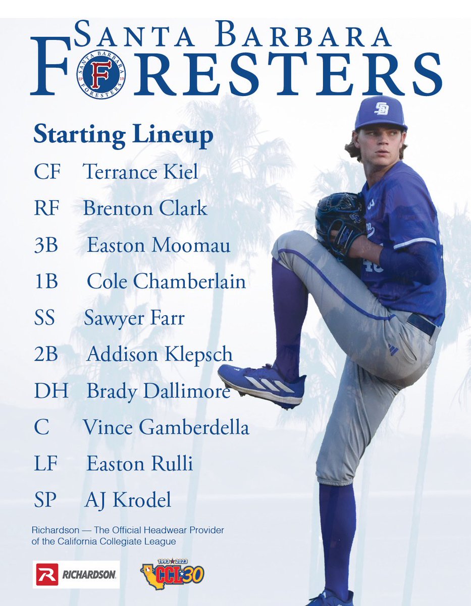 Today’s starting line up against the San Diego Bombers! 

📍: Eddie Mathew’s Field
⏰ : 4:30pm

#ccl #hummbaby #steritup
