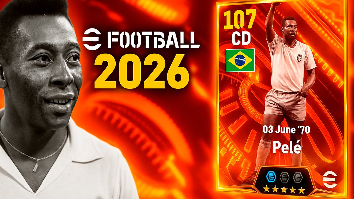 ⚽️¡NUEVO VÍDEO en DannyAnakin!⚽️

💥 ¡¡TODO lo que NECESITAS saber!! 🔥Pelé, 30 aniversario y efootball 2026 

👉youtu.be/gYyaW0GpAEs
👉youtu.be/gYyaW0GpAEs