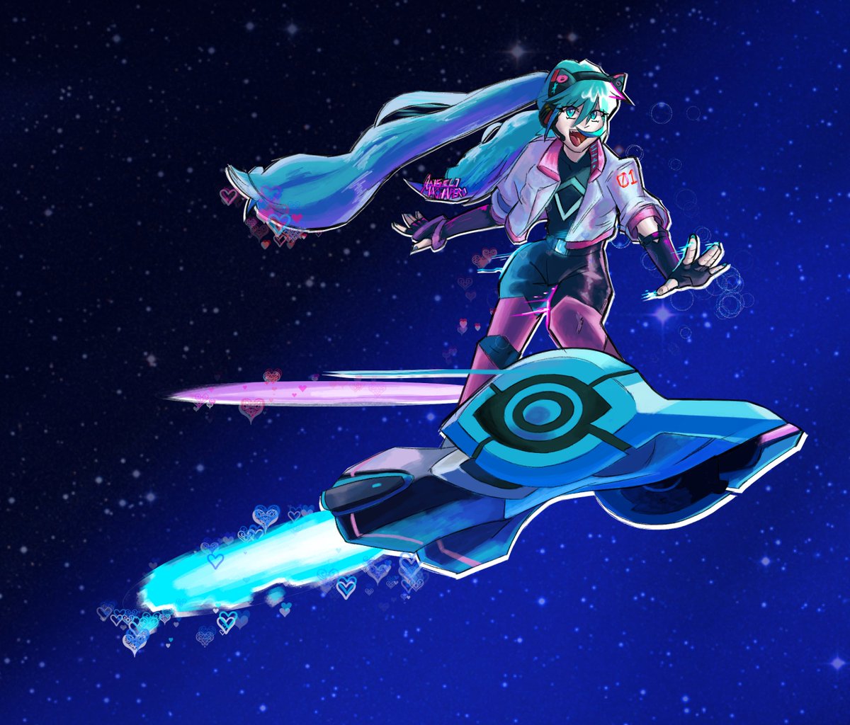 MACHAPEROW's tweet photo. I can't see the end of the horizon... HATSUNE MIKU?!
Mi parte de la collab con unos amigos que se estará revelando próximamente. Espérenlo Muehehe.
#lftangelo #fanart #HatsuneMiku #VOCALOID #soniccrossworlds #Collaboration https://t.co/woPnk41Q0I