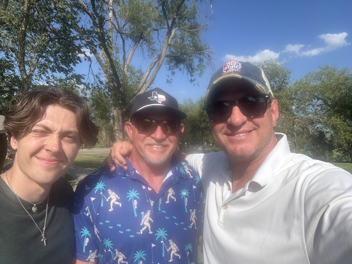 Up 1 on hole 12.  Think we are gonna shock the world