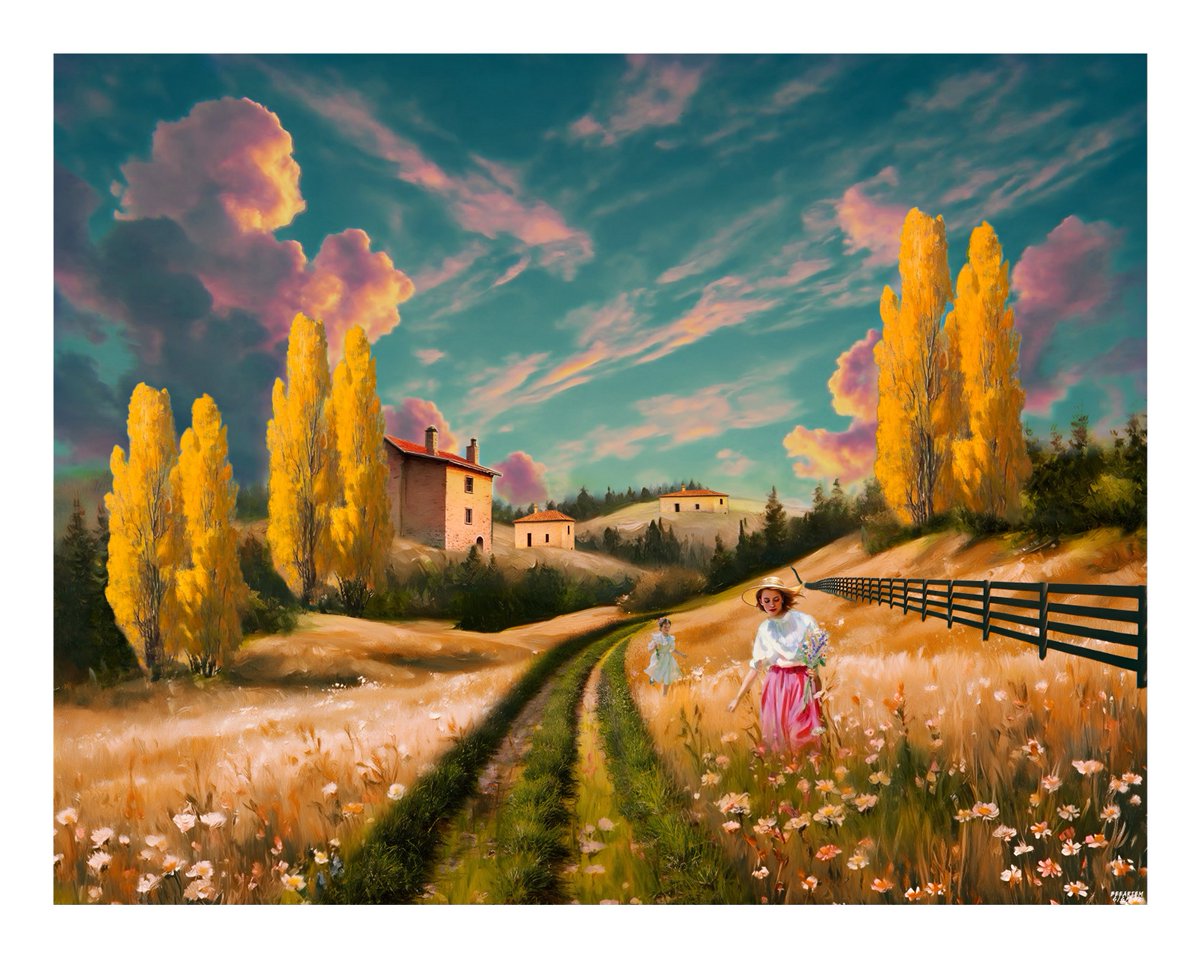 Captured the timeless beauty of the Tuscan countryside. Inviting you to step into a calm, dream-like world.

Reserve 0.25 ETH on <a href="/SuperRare/">SuperRare</a> 💎 

Link in the comments