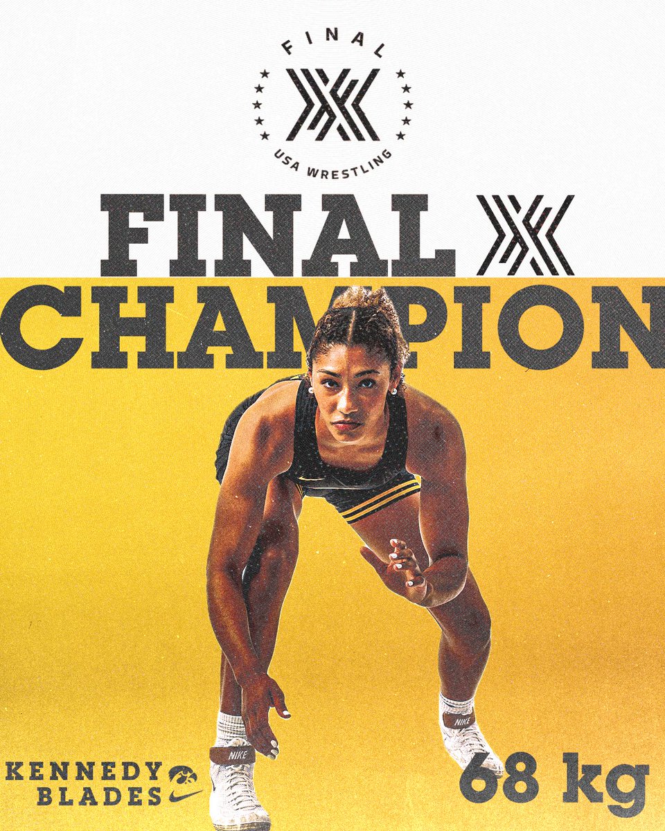 Senior World Team Member 🇺🇸 👏 68 kg | Kennedy Blades (HWC/TMWC) dec.  Brooklyn Hays (USOPTC/TMWC), 5-2 @kennedyblades x #Hawkeyes, image size:960x1200