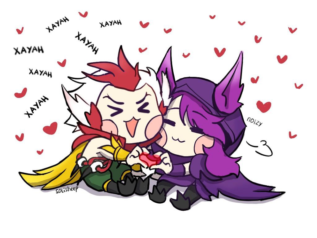 solisheep's tweet image. Other fav birdies!! (─‿‿─) 💕

#Xayah #Rakan