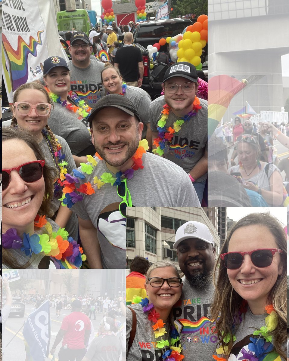 Happy Pride! I was proud to stand with our Columbus City Schools and our local businesses, unions, elected officials, friends, families, and our community today at the Columbus PRIDE parade. 🏳️‍🌈  #StrongerTogether #PRIDE