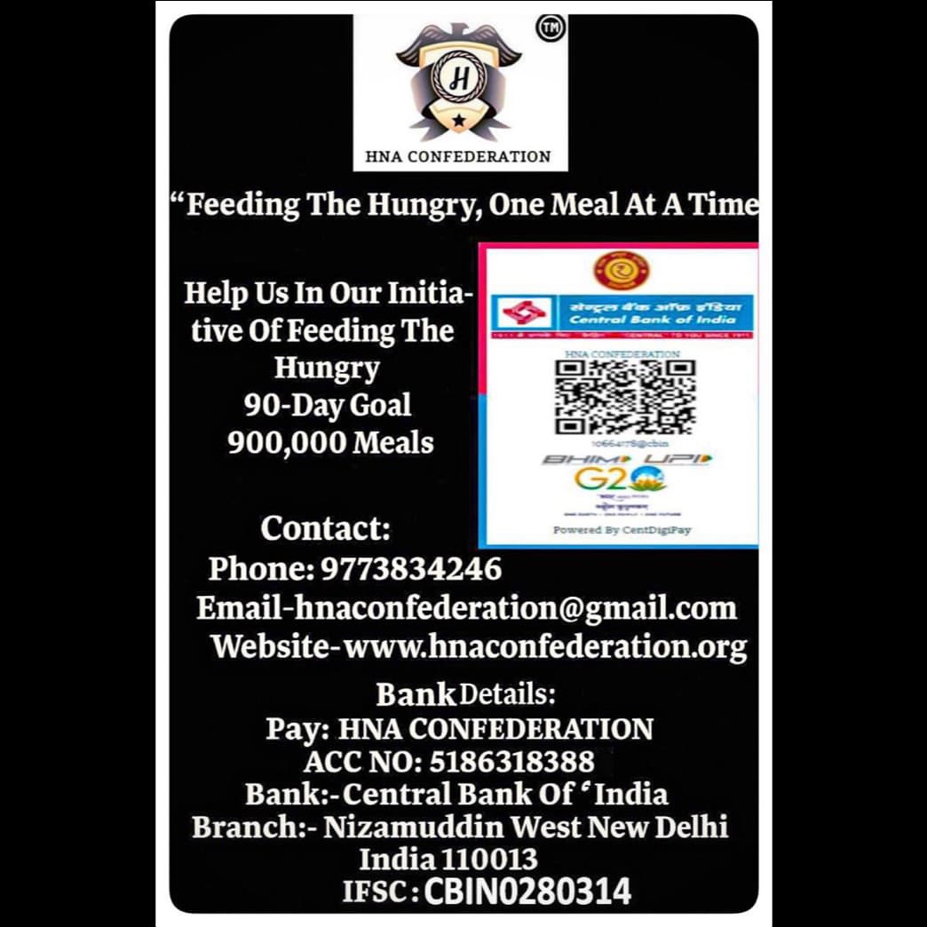 “In a world where many go to sleep hungry, let us become the reason someone smiles today.
Donate with compassion, serve with love, and help us provide free meals to the poor, the helpless, and the forgotten.
#FeedingHope #foodforall #Hunger #AgainstHunger#india #ahmedabad