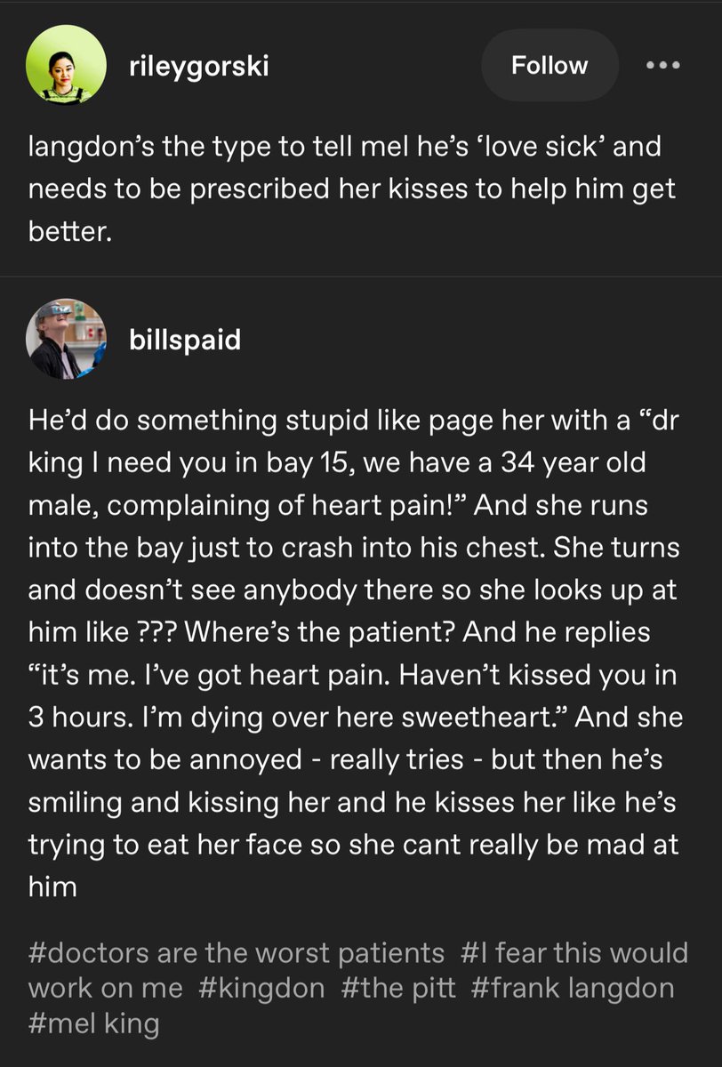 Had to share this because honestly I think I’ve outdone myself here I can just imagine the smile on his face when Mel leans into the kiss