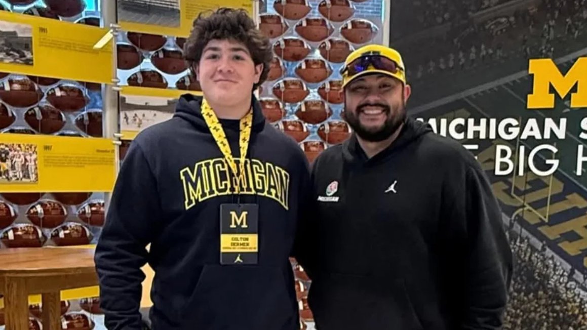 "EJ Holland" (@ejhollandon3) on Twitter photo "He snaps and spins a great ball — high velocity and very accurate. He’s as elite as you can get.”
Specialist trainer <a href="/steverausch17/">Rausch Kicking</a> breaks down new Michigan long snapper commit Colton Dermer (<a href="/colton_dermer/">Colton Dermer 5⭐️ LS</a>) & talks about what makes him elite #GoBlue. on3.com/teams/michigan… "He snaps and spins a great ball — high velocity and very accurate. He’s as elite as you can get.”
Specialist trainer <a href="/steverausch17/">Rausch Kicking</a> breaks down new Michigan long snapper commit Colton Dermer (<a href="/colton_dermer/">Colton Dermer 5⭐️ LS</a>) & talks about what makes him elite #GoBlue. on3.com/teams/michigan…