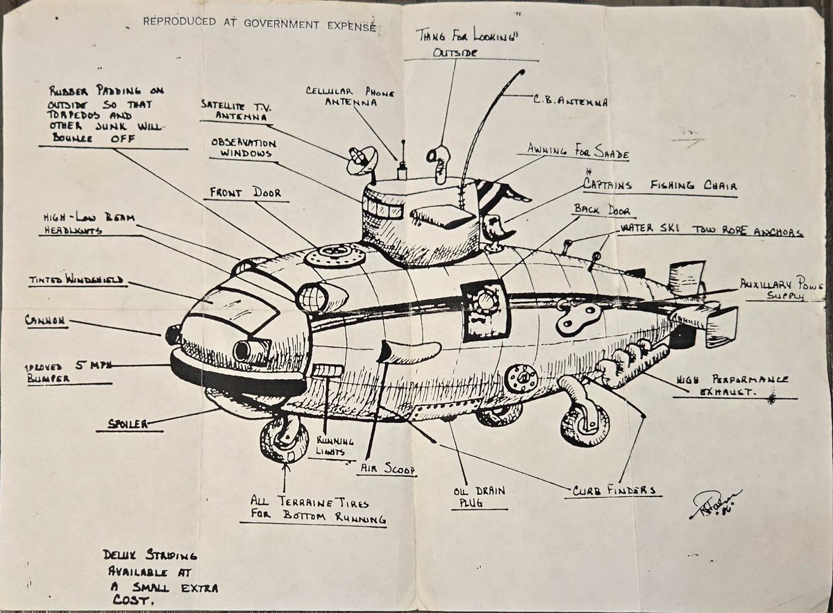 For those wondering about submarines,  this highly technical diagram shows some top secret systems that have been hidden for years.