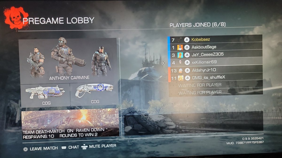 Baezom24's tweet photo. @jobanksss Been on this screen for the last 15 min and we don't want to leave because we can't start a game all in the same lobby https://t.co/rEweu76FIn