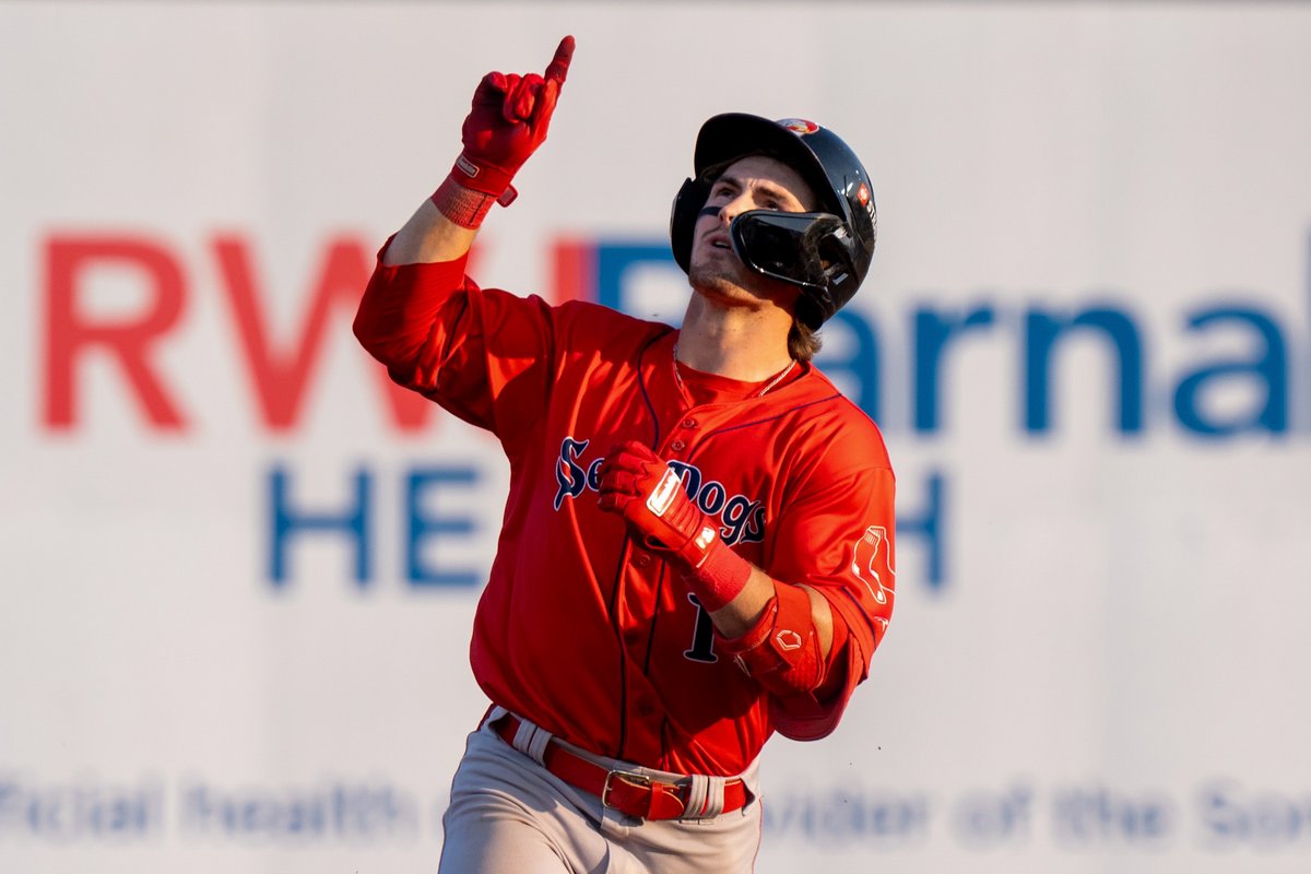 OF Zach Ehrhard enters the #RedSox's Top 30 Prospects list with Hunter Dobbins graduating.

Tool grades, stats and more on the 2024 fourth-rounder who has hit his way to Double-A: atmlb.com/43J4n9T