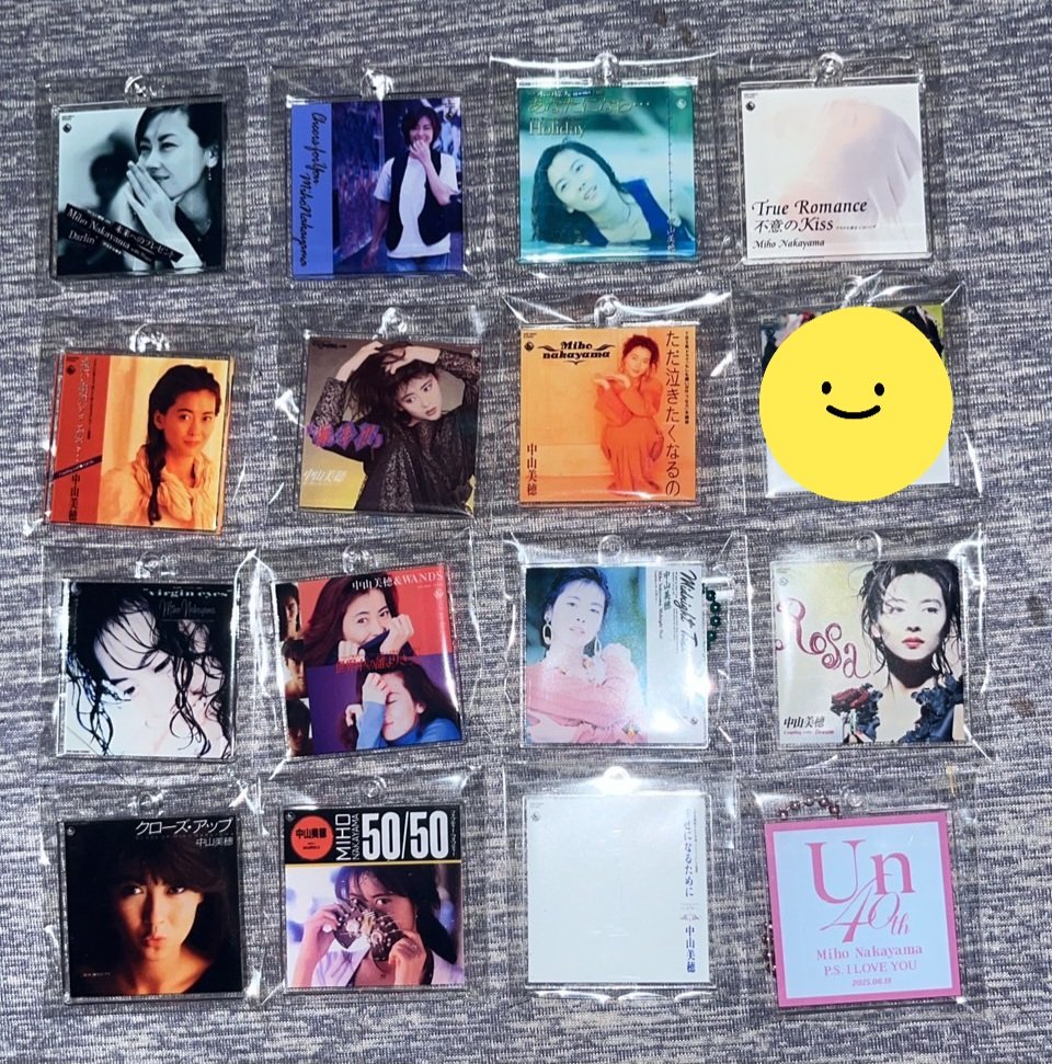 中山美穂ミポリン・アクリルキーホルダー非売品➡お別れ会の写真