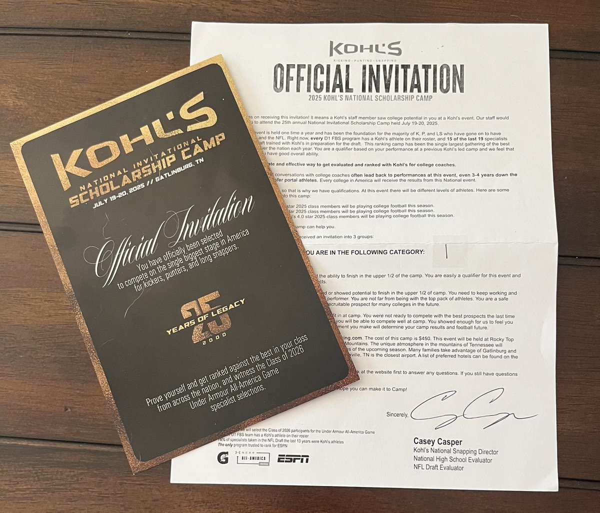 Avery Williams (@averywms_ls) on Twitter photo Honored to receive an invitation from <a href="/KohlsKicking/">Kohl's Kicking Camps</a> and <a href="/KohlsSnapping/">Kohl's Snapping Camps</a> for the National Invitational Scholarship Camp. <a href="/coleworld50/">Coach Orrick</a> <a href="/PiratesPiperFB/">Piper Pirates Football</a> Honored to receive an invitation from <a href="/KohlsKicking/">Kohl's Kicking Camps</a> and <a href="/KohlsSnapping/">Kohl's Snapping Camps</a> for the National Invitational Scholarship Camp. <a href="/coleworld50/">Coach Orrick</a> <a href="/PiratesPiperFB/">Piper Pirates Football</a>