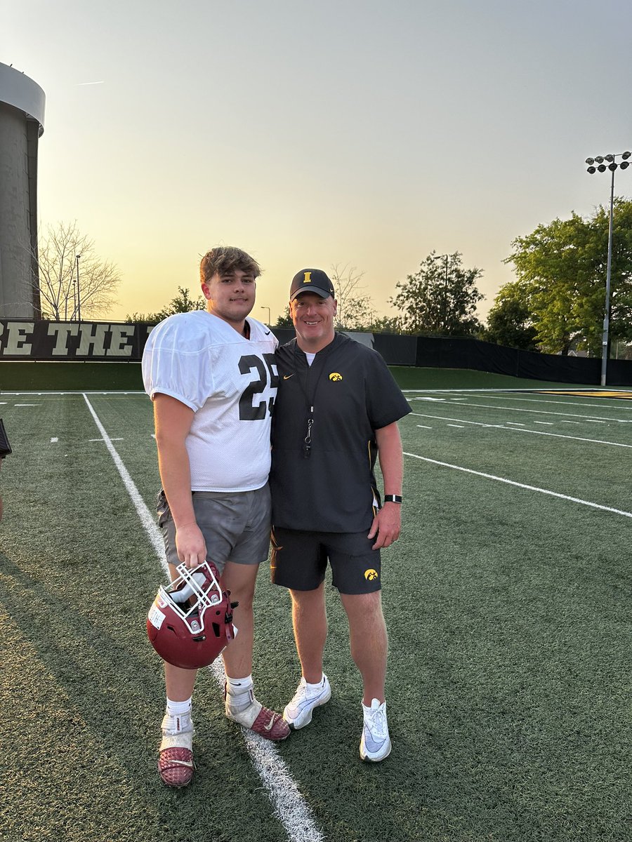 Brody Hibner (@brodyhibner77) on Twitter photo I had a great camp with <a href="/HawkeyeFootball/">Hawkeye Football</a> last week. I learned lots from not only their coaches but players as-well. Thank you <a href="/CoachBarnett_OL/">George Barnett</a> for talking to me after the camp! I hope to be back soon!!
<a href="/OLMafia/">OL MAFIA</a>
<a href="/morris_football/">Morris HS Football</a>
<a href="/Brockbabz5/">Brock M. Babington</a>
<a href="/DanFriend84/">Danny Friend</a> I had a great camp with <a href="/HawkeyeFootball/">Hawkeye Football</a> last week. I learned lots from not only their coaches but players as-well. Thank you <a href="/CoachBarnett_OL/">George Barnett</a> for talking to me after the camp! I hope to be back soon!!
<a href="/OLMafia/">OL MAFIA</a>
<a href="/morris_football/">Morris HS Football</a>
<a href="/Brockbabz5/">Brock M. Babington</a>
<a href="/DanFriend84/">Danny Friend</a>