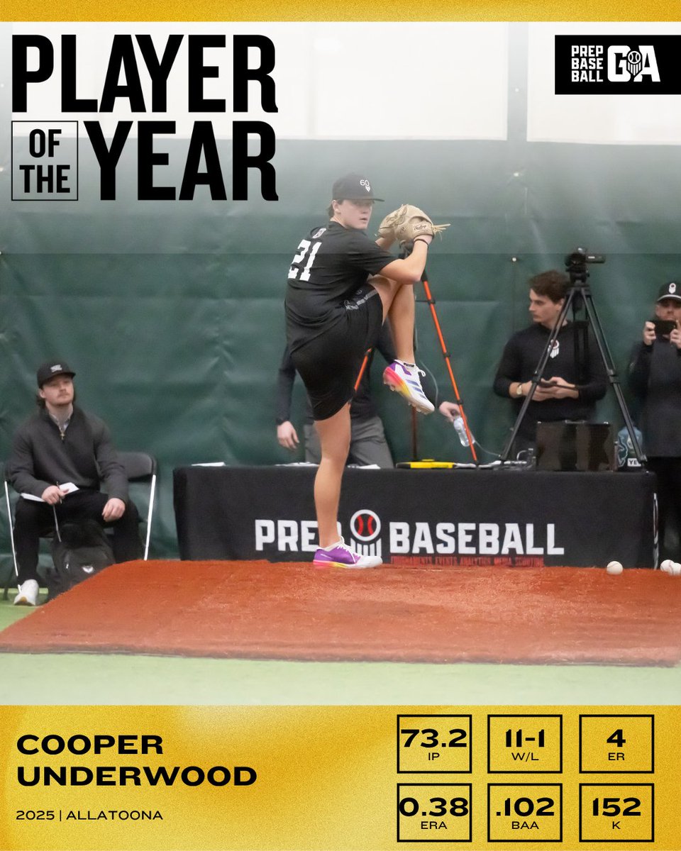 Prep Baseball Georgia (@prepbaseballga) on Twitter photo β ππππ ππ«ππ© πππ¬ππππ₯π₯ πππ¨π«π π’π ππ₯ππ²ππ«π¬ π¨π ππ‘π ππππ« β
2025 LHP Cooper Underwood broke 9 school records in his impressive senior campaign.
The #PBJFG21, #PBFG23, and #Super60 alumni led <a href="/ahsbucsbaseball/">Allatoona Baseball</a> to the GHSA playoffs & caught β ππππ ππ«ππ© πππ¬ππππ₯π₯ πππ¨π«π π’π ππ₯ππ²ππ«π¬ π¨π ππ‘π ππππ« β
2025 LHP Cooper Underwood broke 9 school records in his impressive senior campaign.
The #PBJFG21, #PBFG23, and #Super60 alumni led <a href="/ahsbucsbaseball/">Allatoona Baseball</a> to the GHSA playoffs & caught