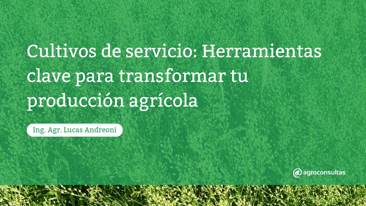 agroconsultasonline (@agroconsultas) on Twitter photo Cultivos de servicio: Herramientas clave para transformar tu produccion agricola
🧑🏻🎓 Ing. Agr. <a href="/ljandreoni/">Lucas Andreoni</a>
📎 agroconsultas.online/17fYEz
Cultivos de servicios según el objetivo que buscamos
👩🏻🎓 Ing. Agr. MSc. <a href="/BarracoMirian/">Mirian Barraco</a>
📎 agroconsultas.online/noE9RY Cultivos de servicio: Herramientas clave para transformar tu produccion agricola
🧑🏻🎓 Ing. Agr. <a href="/ljandreoni/">Lucas Andreoni</a>
📎 agroconsultas.online/17fYEz
Cultivos de servicios según el objetivo que buscamos
👩🏻🎓 Ing. Agr. MSc. <a href="/BarracoMirian/">Mirian Barraco</a>
📎 agroconsultas.online/noE9RY