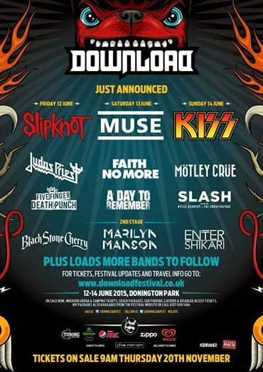 #KISSTORY: June 14, 2015 - KISS headlined closing night of England's massive Download Festival.