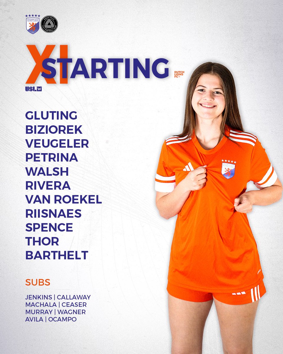 Chicago City Dutch Lions FC (@chicagocitydlfc) on Twitter photo Starting XI for tonight’s match up vs Sioux Falls City !! 🌟
#dutchlionsfcusa | #upthedutch | #forthew Starting XI for tonight’s match up vs Sioux Falls City !! 🌟
#dutchlionsfcusa | #upthedutch | #forthew