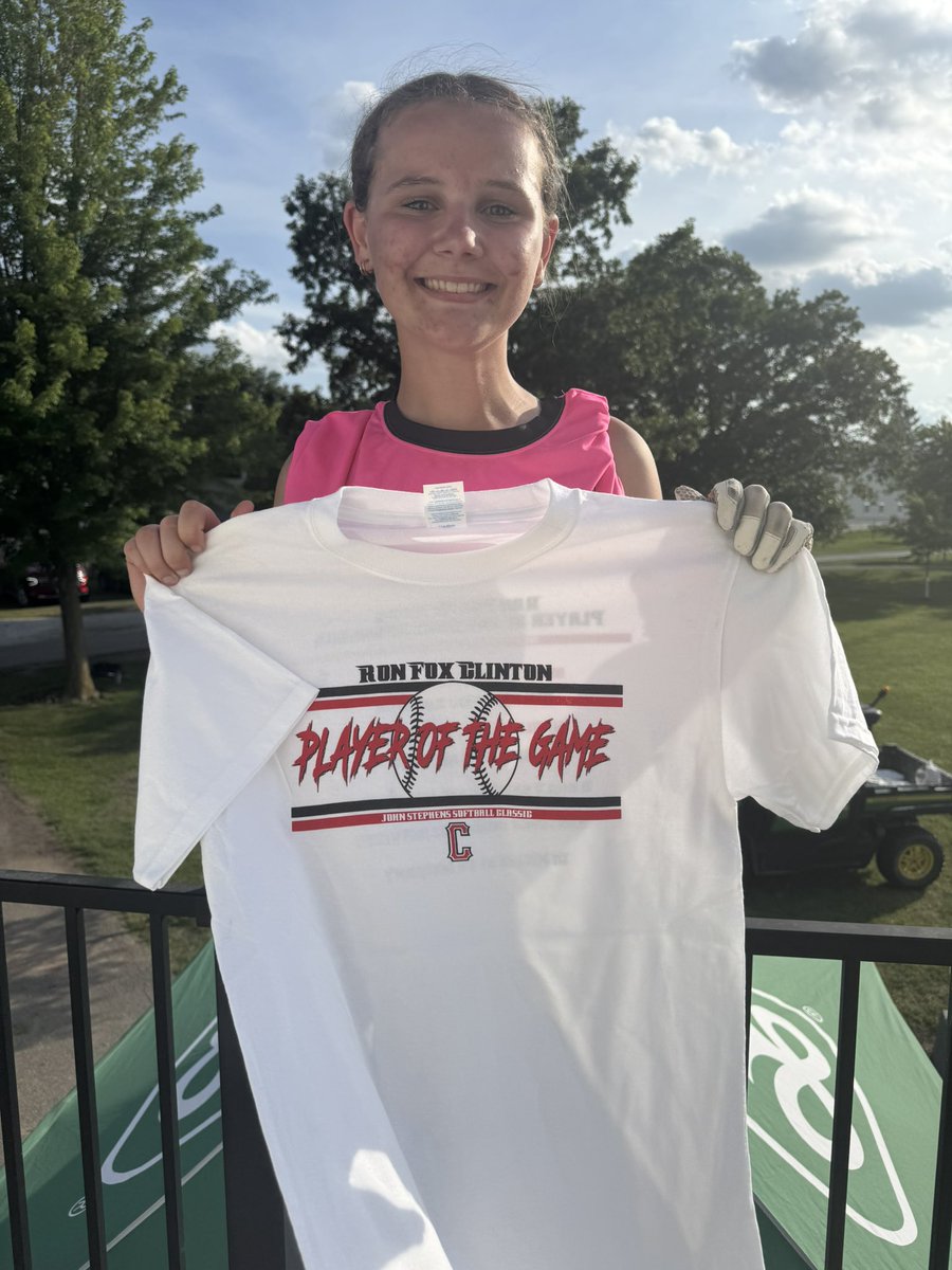 Creston Panther Softball 🥎🥎 (@crestonsoftball) on Twitter photo 🦊 Ron Fox Clinton Player of the Game🦊🥎 Panther Field Game 5
Dallas Center Grimes 15, Clarke 0
 
DCG Jenah Gray- 2-3, 2B, 2 runs scored 
Clarke Clarie Jacobsen- 1-1 🦊 Ron Fox Clinton Player of the Game🦊🥎 Panther Field Game 5
Dallas Center Grimes 15, Clarke 0
 
DCG Jenah Gray- 2-3, 2B, 2 runs scored 
Clarke Clarie Jacobsen- 1-1