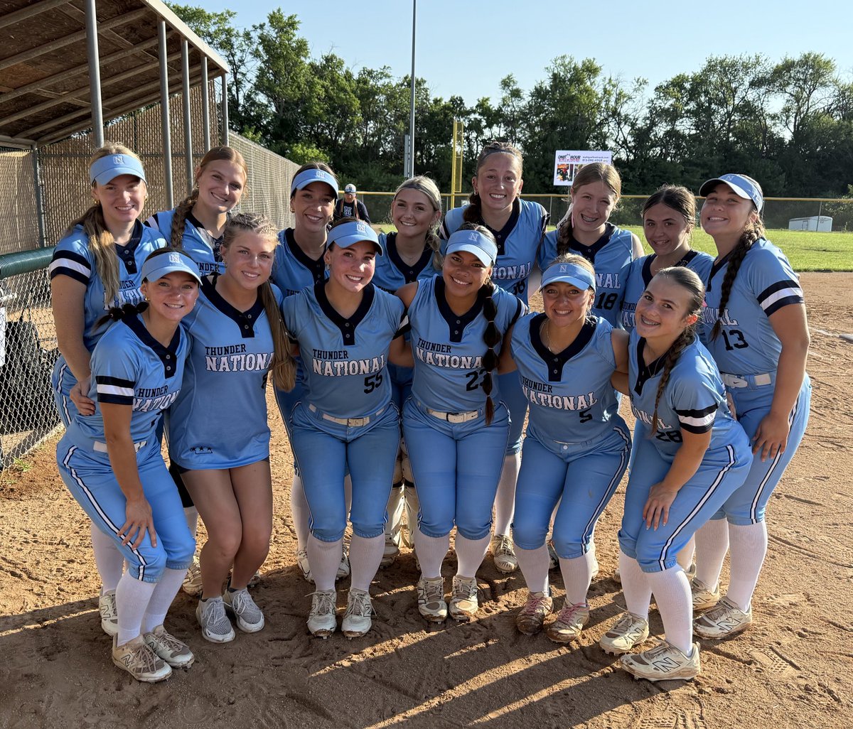 Nebraska Thunder National 17u Dillon (@nethunderdillon) on Twitter photo HUGE 5-2 WIN vs KC Rebels Jenkins Gold 18u! π Bracket starts 6pm tonight, letβs bring the π₯!
βοΈ <a href="/TSchommer18/">Taylor Schommer</a> 5 IP, 2 ER, 3 Ks
π₯
<a href="/25kynleeruyle/">Kynlee Ruyle</a> 2-3, 1 R
<a href="/Nevaeh_Afaisen/">Nevaeh Afaisen</a> 1-2, 1 RBI, 1 R
<a href="/kenzeefaust/">kenzee faust</a> 1-2 HUGE 5-2 WIN vs KC Rebels Jenkins Gold 18u! π Bracket starts 6pm tonight, letβs bring the π₯!
βοΈ <a href="/TSchommer18/">Taylor Schommer</a> 5 IP, 2 ER, 3 Ks
π₯
<a href="/25kynleeruyle/">Kynlee Ruyle</a> 2-3, 1 R
<a href="/Nevaeh_Afaisen/">Nevaeh Afaisen</a> 1-2, 1 RBI, 1 R
<a href="/kenzeefaust/">kenzee faust</a> 1-2