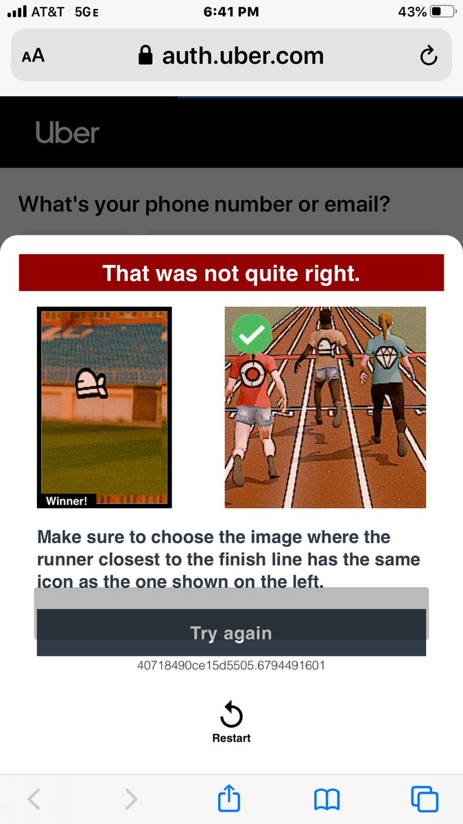 dorothyxjoy's tweet photo. What is going on with @Uber making people jump through hoops!? Posting for a friend. I’m outraged! The website is making people match images up in order to book a car and it doesn’t even let you through if it’s right?? https://t.co/fcGIBgi0Yc