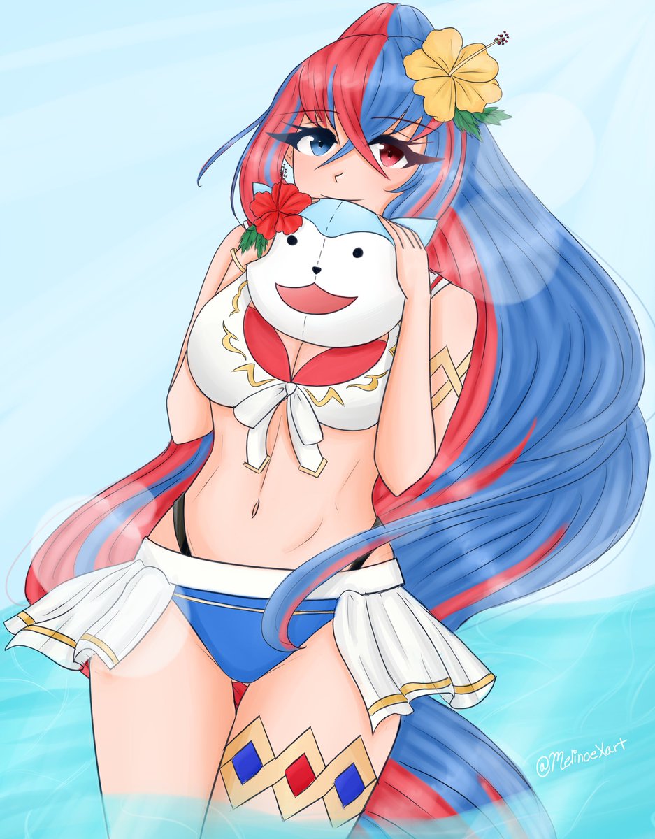 Summer Alear ❤💙 (and Sommie!!)
#FireEmblem #FEHeroes