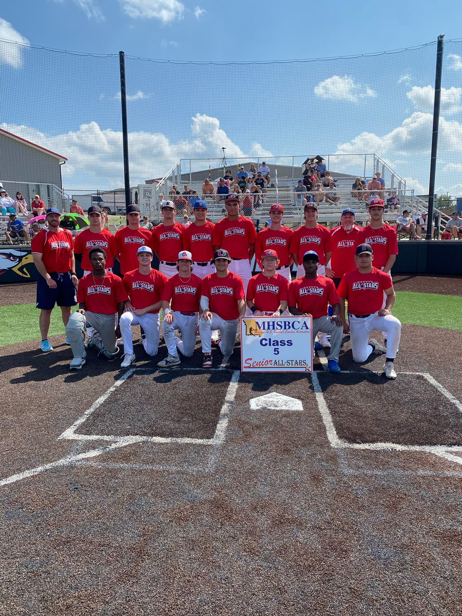 Mo_MHSBCA's tweet image. Congrats to our Sr All-Stars for class 5 and 6! Class 5 wins 4-3! Congrats to all seniors that competed today!