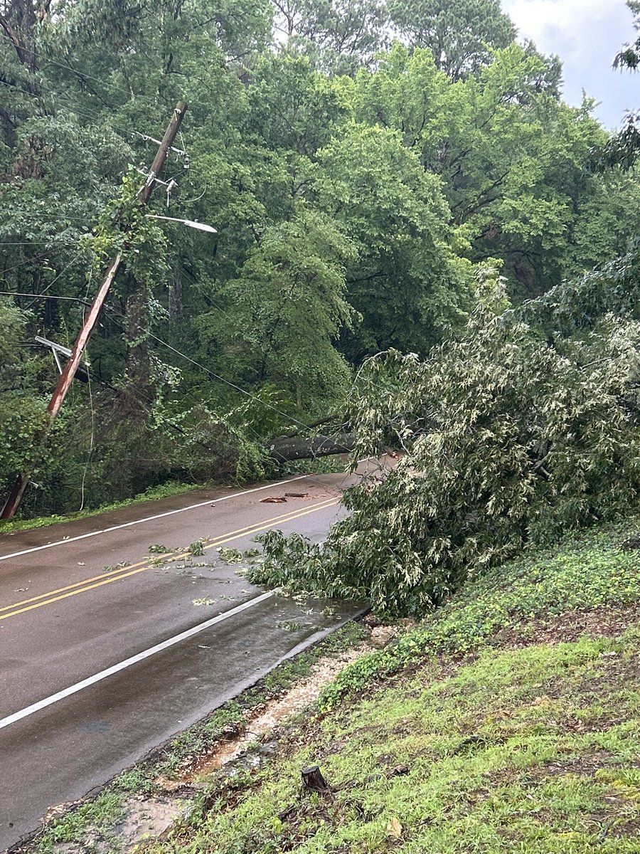 A tree has fallen along College Hill Rd. A crew is in route to asses the damage and make the repair.