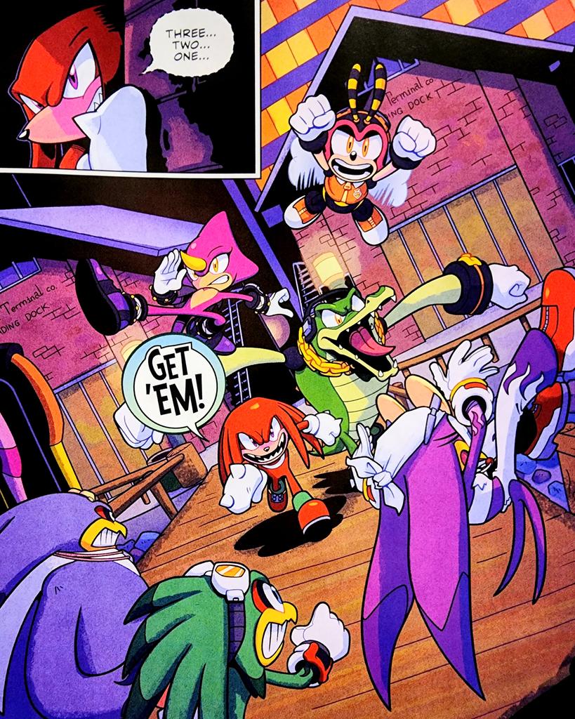 Warehouse. High stakes. Knuckles & the Chaotix vs. the Babylon Rogues ...