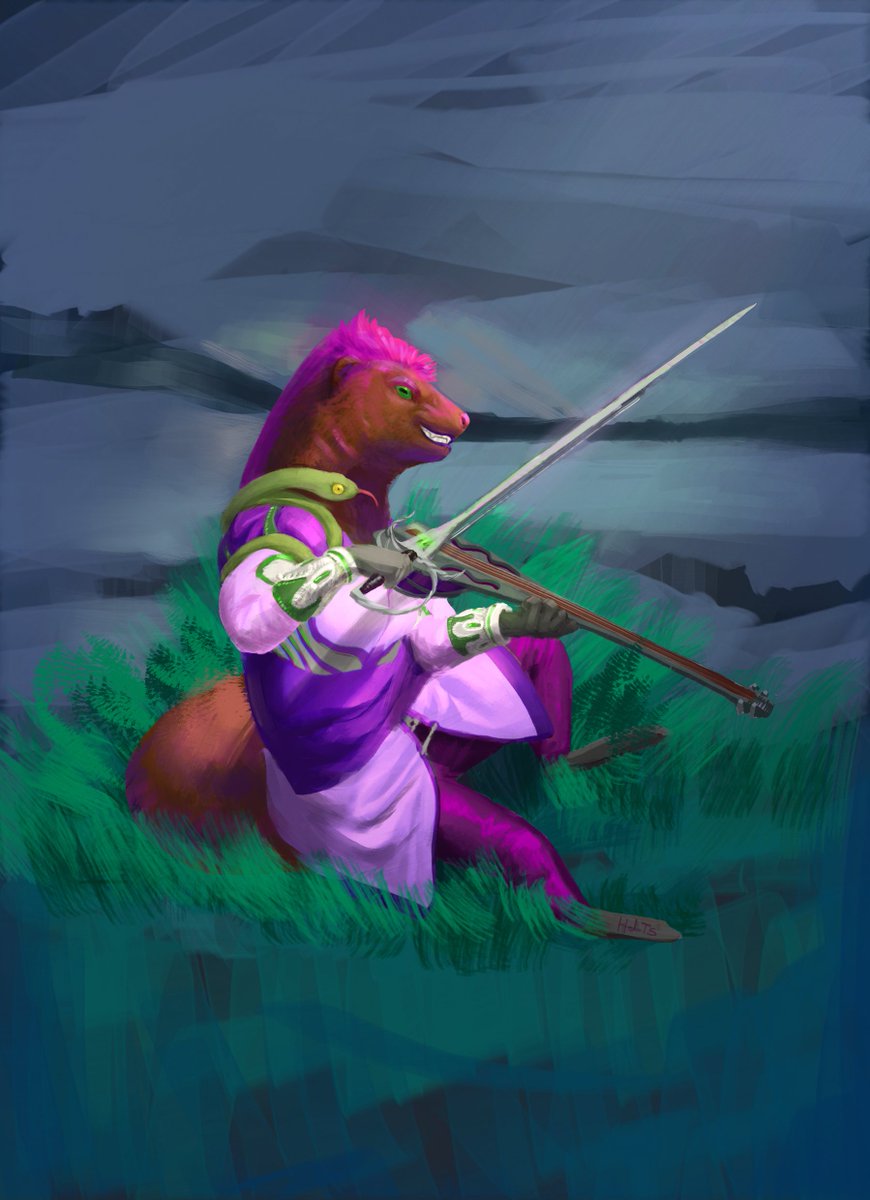 Returning later than anticipated with an update. Our unnamed Mongoose has had some changes but I landed on something that worked and went with it! The combination of entries was a fun but welcome challenge! There may be more edits, but today seems like a fitting day to share