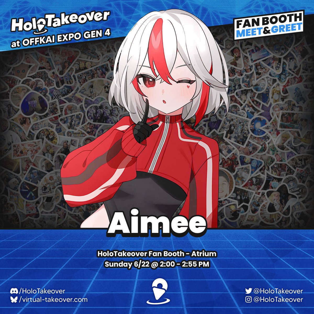 Feeling plagued? We brought a doctor along to #OffKaiGen4 to look at you.

Come pay our Plague Doctor <a href="/Aimee_exe_/">Aimee❤️🩹EXE</a>  a visit at the HoloTakeover Fan Booth on Sunday @ 2PM!