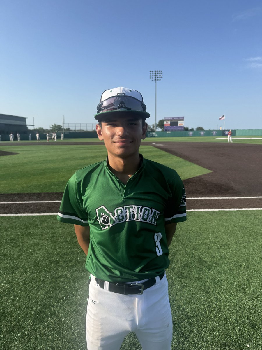 F: <a href="/ActionBaseball/">Action Baseball Club</a> 16U Green 7, Barrel Factory 16U 4
PoG: <a href="/DrewJohn_tx/">Drew John</a> 3-4, RBI