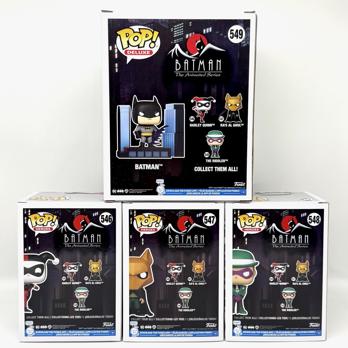 FunkoPOPsNews's tweet image. Mail time! Grabbed the awesome new Batman The Animated Series Funko POPs! Glad to finally have Ra’s Al Ghul ~ grab them below!
   EE ~ fnkpp.com/EEDC
   Amzn ~ fnkpp.com/AmDC
#Ad #BTAS #BatmanTheAnimatedSeries #FPN #FunkoPOPNews #Funko #FunkoPOP
