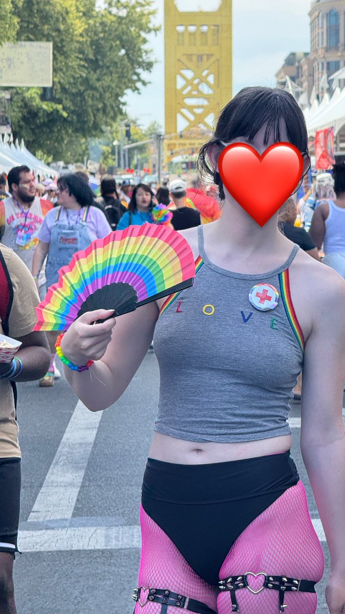 Pinkcheeksgal's tweet photo. Sac Pride! https://t.co/9QKocX7uCl