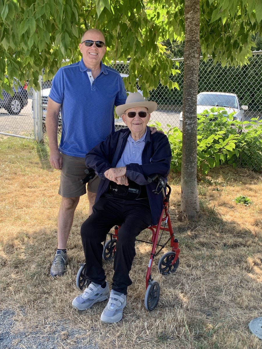 Happy first Father’s Day in heaven Dad! I can’t call you tomorrow but I’d ask how you’re doing and you’d reply, “Oh, just pretty good.” And you’d end the call with “Love you!” I know you’re doing GREAT now, but we really miss you.