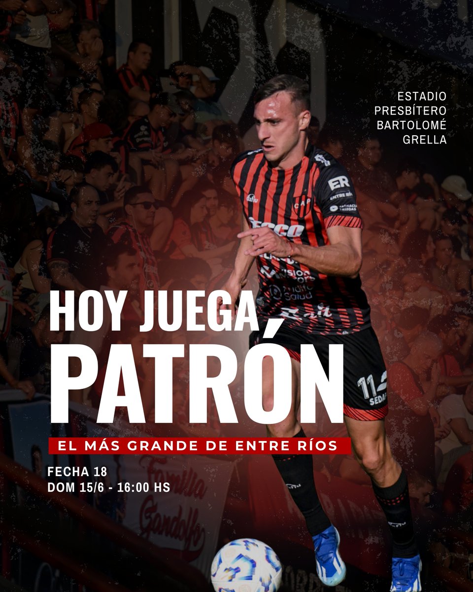 ¡Hoy #JuegaPatrón! 🔴⚫️💪🏾