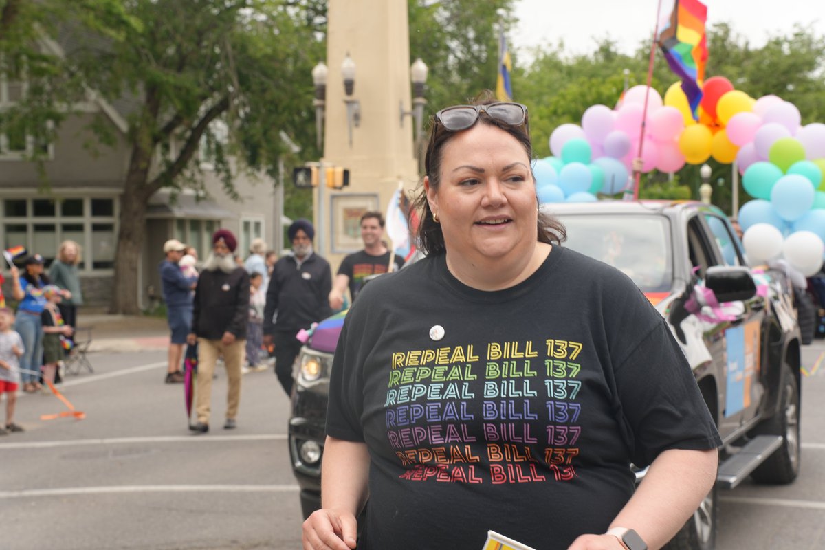 CarlaBeckSK's tweet photo. Showing our Pride in Regina today 🏳️‍🌈🧡 https://t.co/vZJcuPd2MR